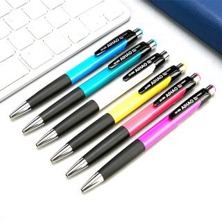 12PCS Retractable Ball Point Pen 0.7mm Colorful Bullet Roller Pen Stud_1